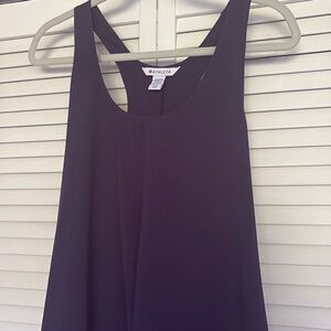 Athleta Dark Navy Blue Flowy Midi Sleeveless Dress
